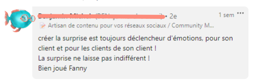 commentaire linkedin